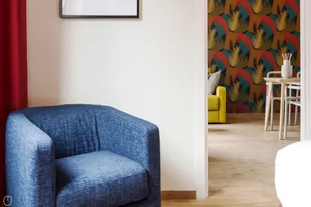 MILAN-BERGONZOLI-BLUES, Appartement moderne climatisé - 1 chambre/4 pièces - Milano Centrale - Photo 9