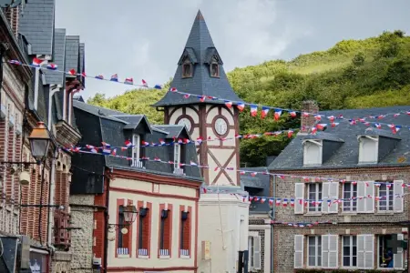 516189, Maison de vacances à Yport avec parking - Photo 5