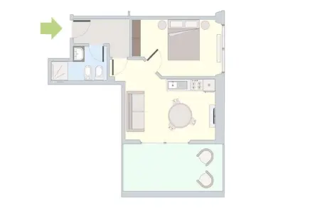 MILAN-BERGONZOLI-ONTHEGRASS, Appartement confortable climatisé - 1 chambre/4 personnes - Milano Centrale - Photo 14