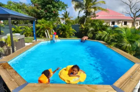 Maison avec piscine privée à Saint-François, Maison 6 personnes à Saint François - Photo 19