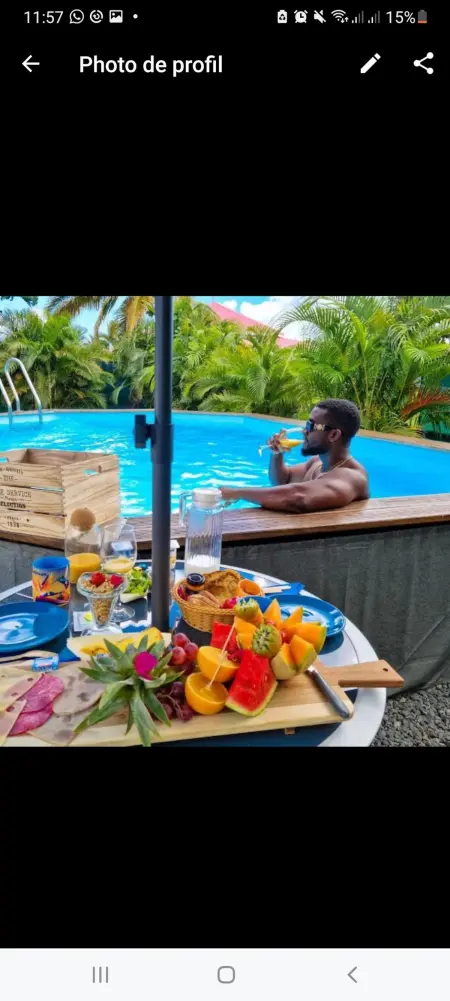 Maison avec piscine privée à Saint-François, Maison 6 personnes à Saint François - Photo 21