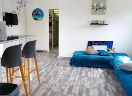Maison avec piscine privée à Saint-François, Maison 6 personnes à Saint François - Photo 25
