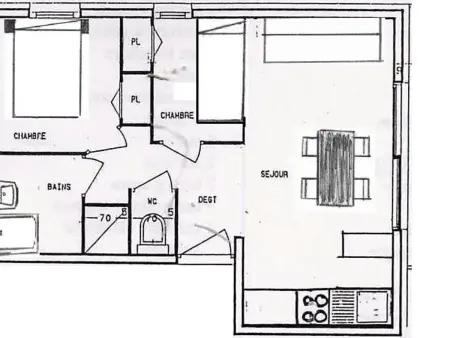 Appartement accueillant - 4 pers., Appartement 4 personnes à Arêches Beaufort - Photo 10