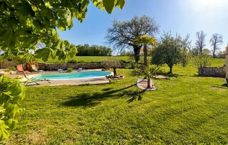Charmante maison avec piscine, Maison 6 personnes à Cierzac - Photo 7