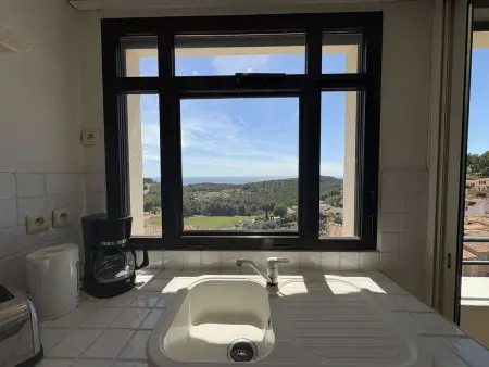 Appartement avec clim, vue mer - 6 pers., Appartement 6 personnes à Saint Cyr sur Mer - Photo 5