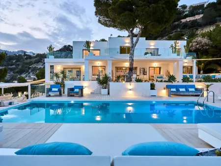 Villa de luxe avec vue mer à Es Cubells, Villa 12 personnes à Es Cubells - Photo 34