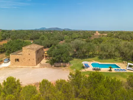 Villa en pierre avec piscine - Calme, Villa 8 personnes à Es Llombards - Photo 8