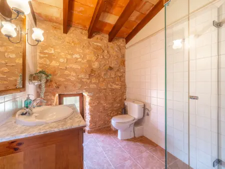 Villa en pierre avec piscine - Calme, Villa 8 personnes à Es Llombards - Photo 15