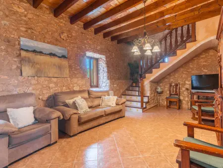 Villa en pierre avec piscine - Calme, Villa 8 personnes à Es Llombards - Photo 20