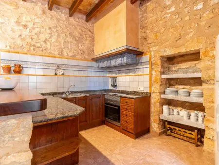 Villa en pierre avec piscine - Calme, Villa 8 personnes à Es Llombards - Photo 22