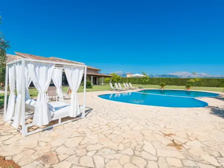 Villa avec piscine et clim - 8 pers., Gite 8 personnes à Sa Pobla - Photo 3