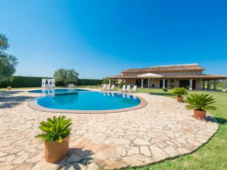 Villa avec piscine et clim - 8 pers., Gite 8 personnes à Sa Pobla - Photo 4