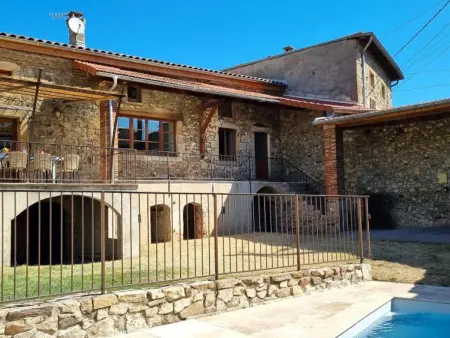 Maison de caractère avec piscine - 12 pers., Gite 12 personnes à MACLAS - Photo 4