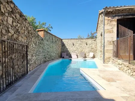 Maison de caractère avec piscine - 12 pers., Gite 12 personnes à MACLAS - Photo 5