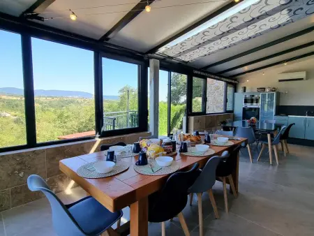 Maison de caractère avec piscine - 12 pers., Gite 12 personnes à MACLAS - Photo 7