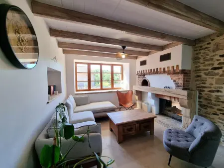 Maison de caractère avec piscine - 12 pers., Gite 12 personnes à MACLAS - Photo 13