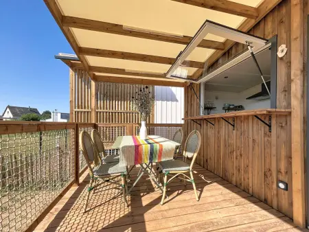 Beach House avec parking privé - 4 pers., Mobil Home 4 personnes à Saint Pair sur Mer - Photo 1