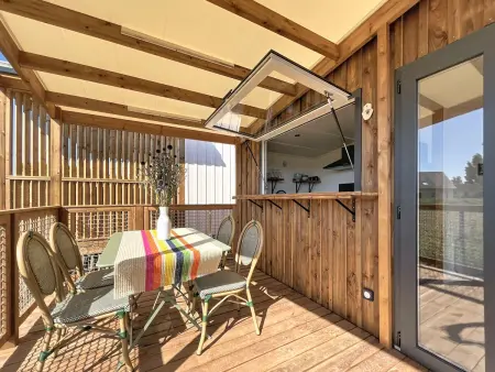 Beach House avec parking privé - 4 pers., Mobil Home 4 personnes à Saint Pair sur Mer - Photo 3