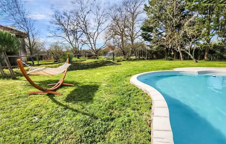 Charmante maison avec piscine, Maison 31 personnes à Saint Simon de Bordes - Photo 1