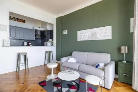 MA-3-ANGLAIS, Charmant appartement climatisé pour 2 personnes en bord de mer - Nice - Photo 36