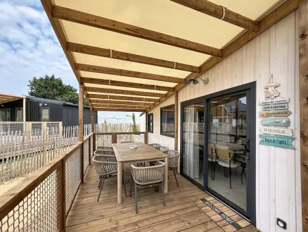 Maison avec parking - 6 pers., Mobil Home 6 personnes à Saint Pair sur Mer - Photo 2