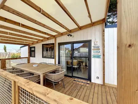 Maison avec parking - 6 pers., Mobil Home 6 personnes à Saint Pair sur Mer - Photo 3