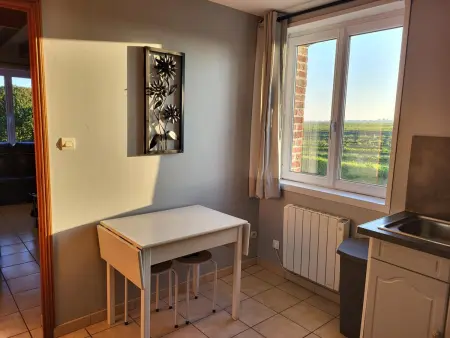 Maison chaleureuse, parking privé - 6 pers., Gite 6 personnes à Méteren - Photo 13
