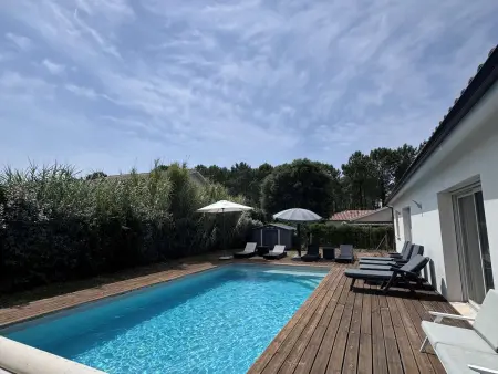 Villa avec piscine, WiFi - 10 pers., Villa 10 personnes à Moliets et Maa - Photo 2