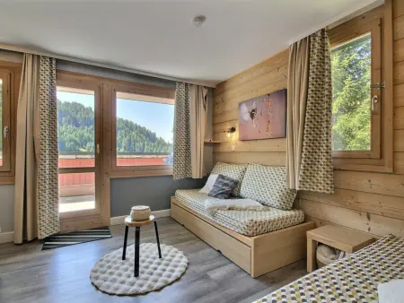Appartement avec vue sur station - 4 pers., Appartement 4 personnes à La Plagne 1800 - Photo 2