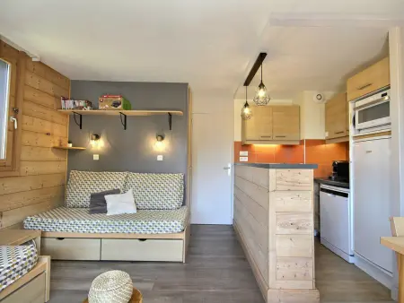 Appartement avec vue sur station - 4 pers., Appartement 4 personnes à La Plagne 1800 - Photo 9