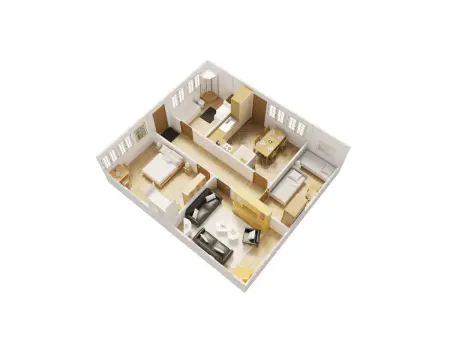 Moritzhaus, (Grächen), 1258, Appartement 4 personnes à Grächen - Photo 2