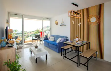 Horizon Bleu, Appartement 4 personnes à Théoule sur Mer - Photo 3