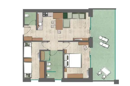 785806, Appartement à Meransen avec piscine - Photo 27