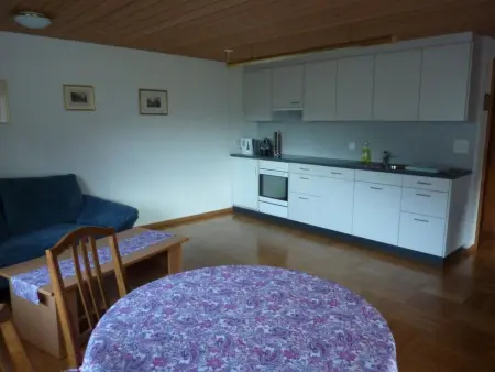 Abesunne Appartement/Fewo, Dusche, WC, 1 Schlafraum Sarbach - Erdgeschoss - Photo 2