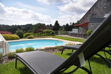 Amon cana, Villa luxueuse à Stavelot avec sauna et piscine extérieure - Photo 10