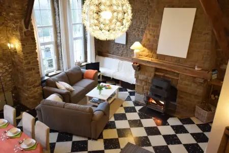 La Tannière, Charmante maison de vacances à Érezée, spacieuse, originale et calme - Photo 8