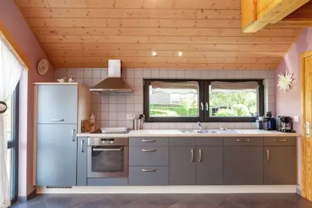 Macray La Colline aux Framboises, Charmante maison de vacances à La Roche-en-Ardenne. Jardin - Photo 3