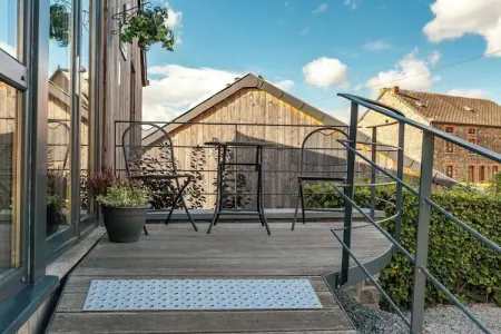 Macray La Colline aux Framboises, Charmante maison de vacances à La Roche-en-Ardenne. Jardin - Photo 14