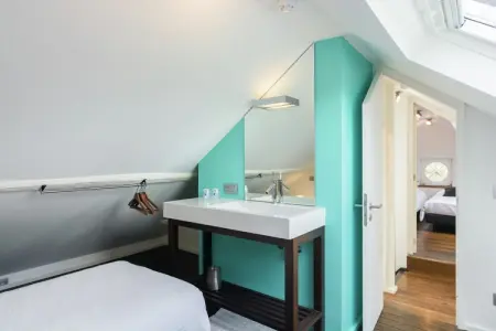 Au Lit de la Canelle, Maison de vacances moderne à Dalhem avec sauna - Photo 18