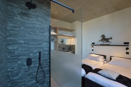 Le 3D, Villa raffinée avec jardin privé à Dalhem dans les Ardennes - Photo 24