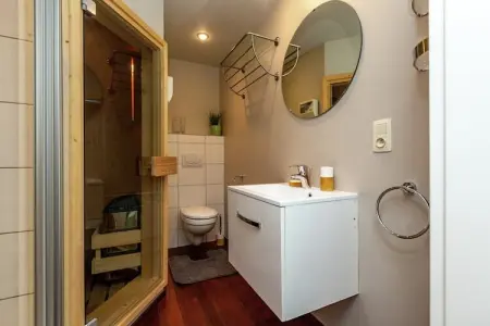 Chalet Orange, Chalet cosy avec sauna à Büllingen près du lac - Photo 15