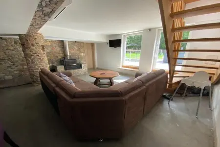 Le coeur du brâme, Chalet spacieux à Jalhay avec jacuzzi - Photo 11