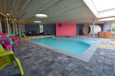 Auberge de Halinsart, Luxueuse maison de vacances équipée d'un jacuzzi à Trooz - Photo 8