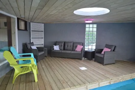 Auberge de Halinsart, Luxueuse maison de vacances équipée d'un jacuzzi à Trooz - Photo 9