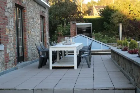 Au bois dormant, Demeure moderne avec piscine privée à Aubel - Photo 10