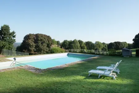 Chateau de Jevoumont, Vieux château à Theux avec piscine privée et belle vue - Photo 7