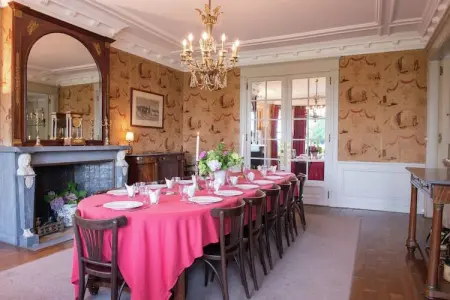 Chateau de Jevoumont, Vieux château à Theux avec piscine privée et belle vue - Photo 14