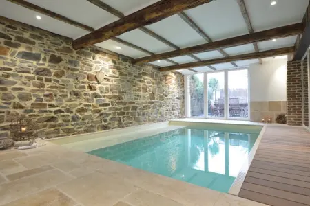 Vert Buisson, Ancienne grange confortable à Theux avec piscine et jacuzzi - Photo 7