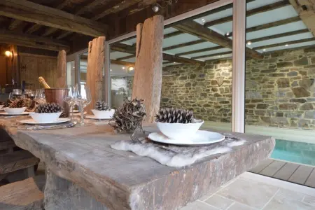 Vert Buisson, Ancienne grange confortable à Theux avec piscine et jacuzzi - Photo 9