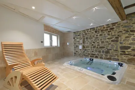 Vert Buisson, Ancienne grange confortable à Theux avec piscine et jacuzzi - Photo 10
